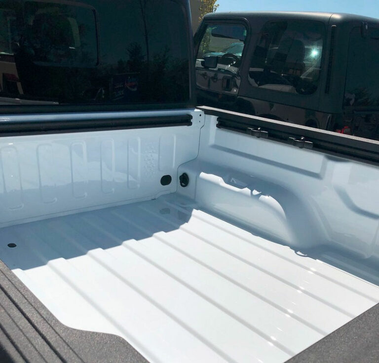 Raptor White Bed Liner Paint Job Cost, How Much? - Trucks Brands